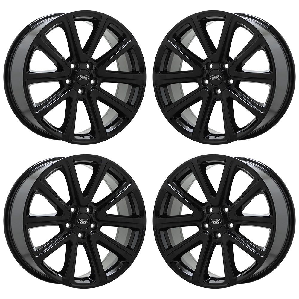 20" Ford Explorer Gloss Black wheels rims Factory OEM set 3994 EXCHANGE